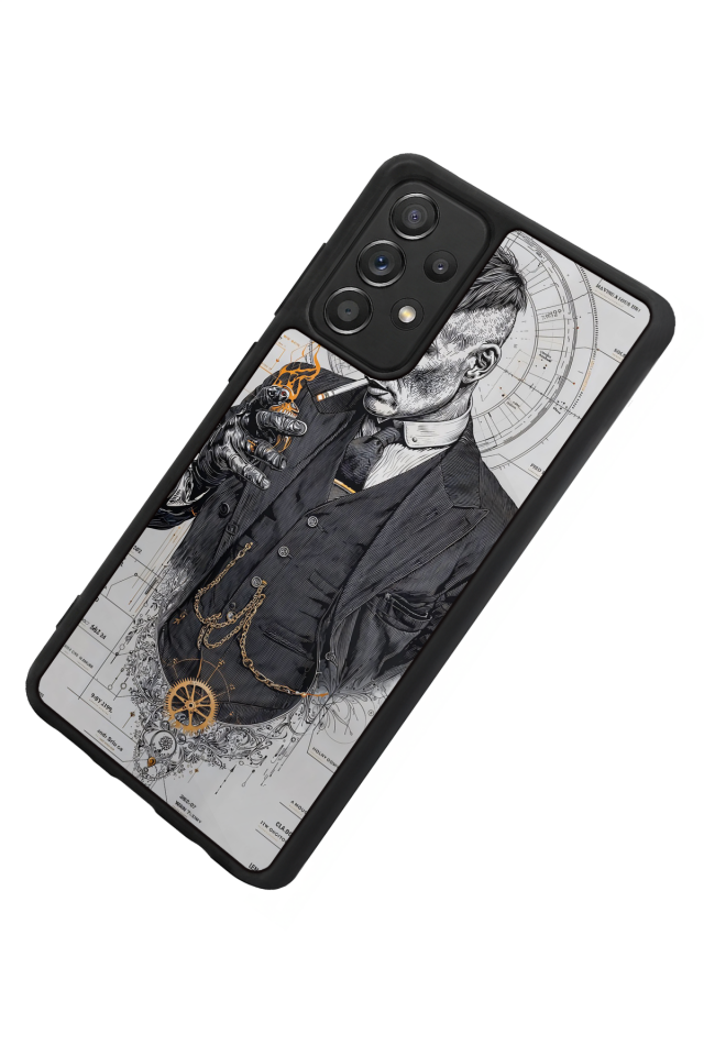 Samsung Galaxy A72 Uyumlu Peaky Blinders Tasarımlı Glossy Premium Kılıf