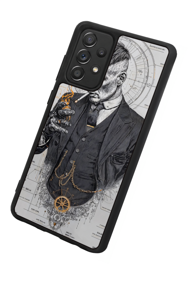 Samsung Galaxy A72 Uyumlu Peaky Blinders Tasarımlı Glossy Premium Kılıf