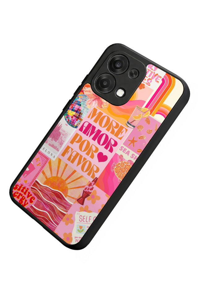 Oppo A6 Pro Uyumlu Poster Tasarımlı Glossy Premium Kılıf
