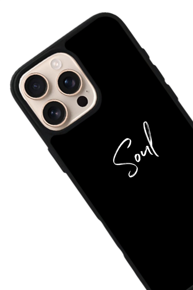 iPhone 16 Pro Max Uyumlu SOUL Tasarımlı Glossy Premium Kılıf