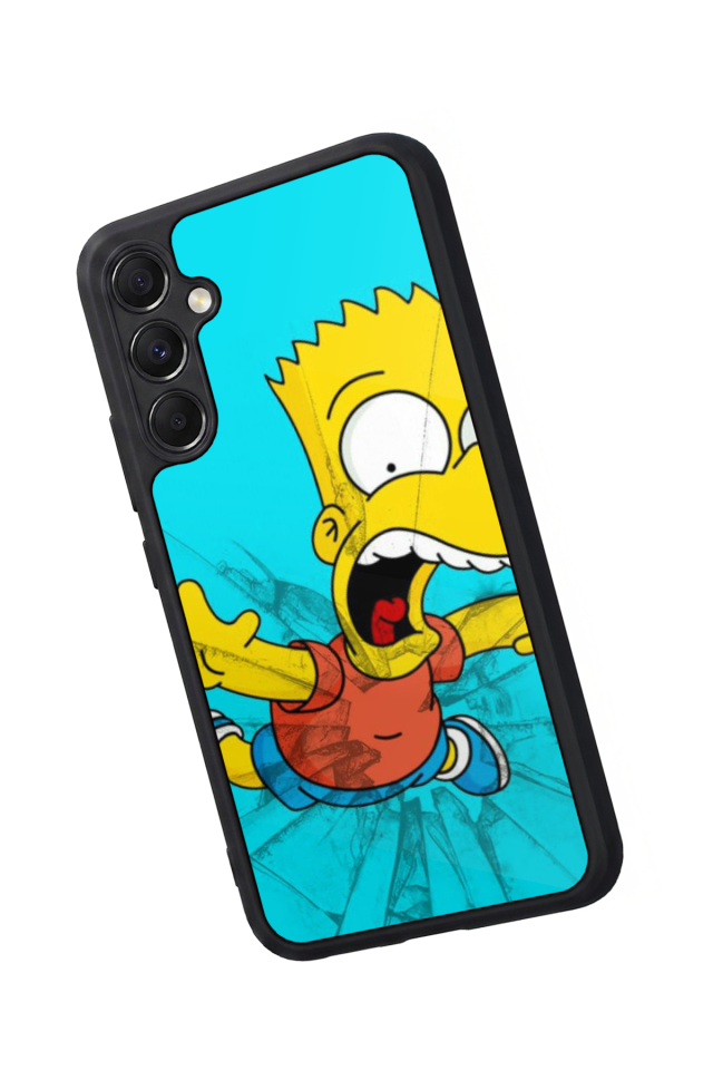 Samsung Galaxy M34 Uyumlu The Simpsons Tasarımlı Glossy Premium Kılıf