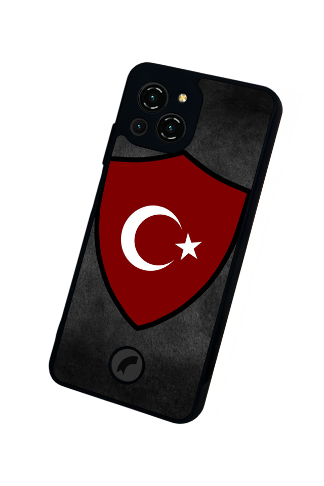Reeder S23 Pro Max Uyumlu TurkBayragi Tasarımlı Glossy Premium Kılıf