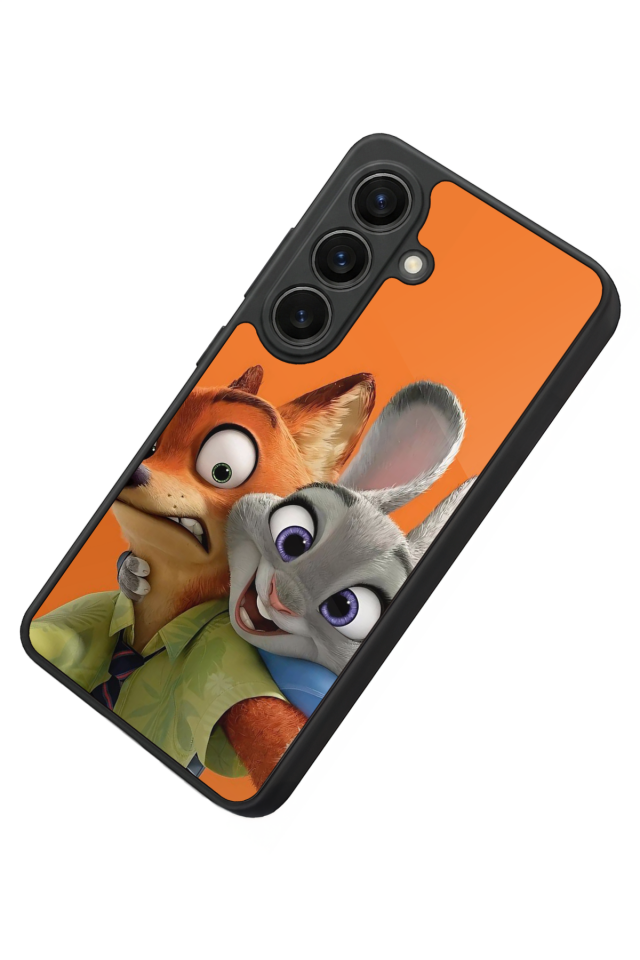Samsung Galaxy S26 Uyumlu Zootropolis Tasarımlı Glossy Premium Kılıf