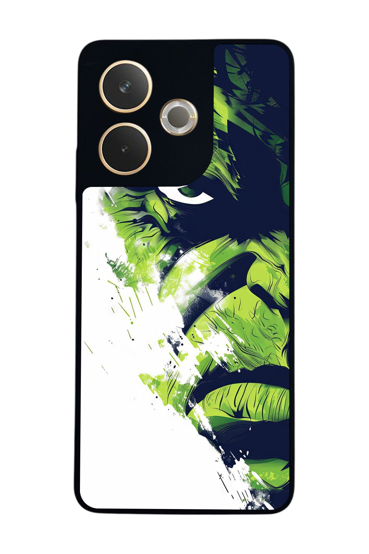 Oppo A5 Pro Uyumlu Hulk Tasarımlı Glossy Premium Kılıf