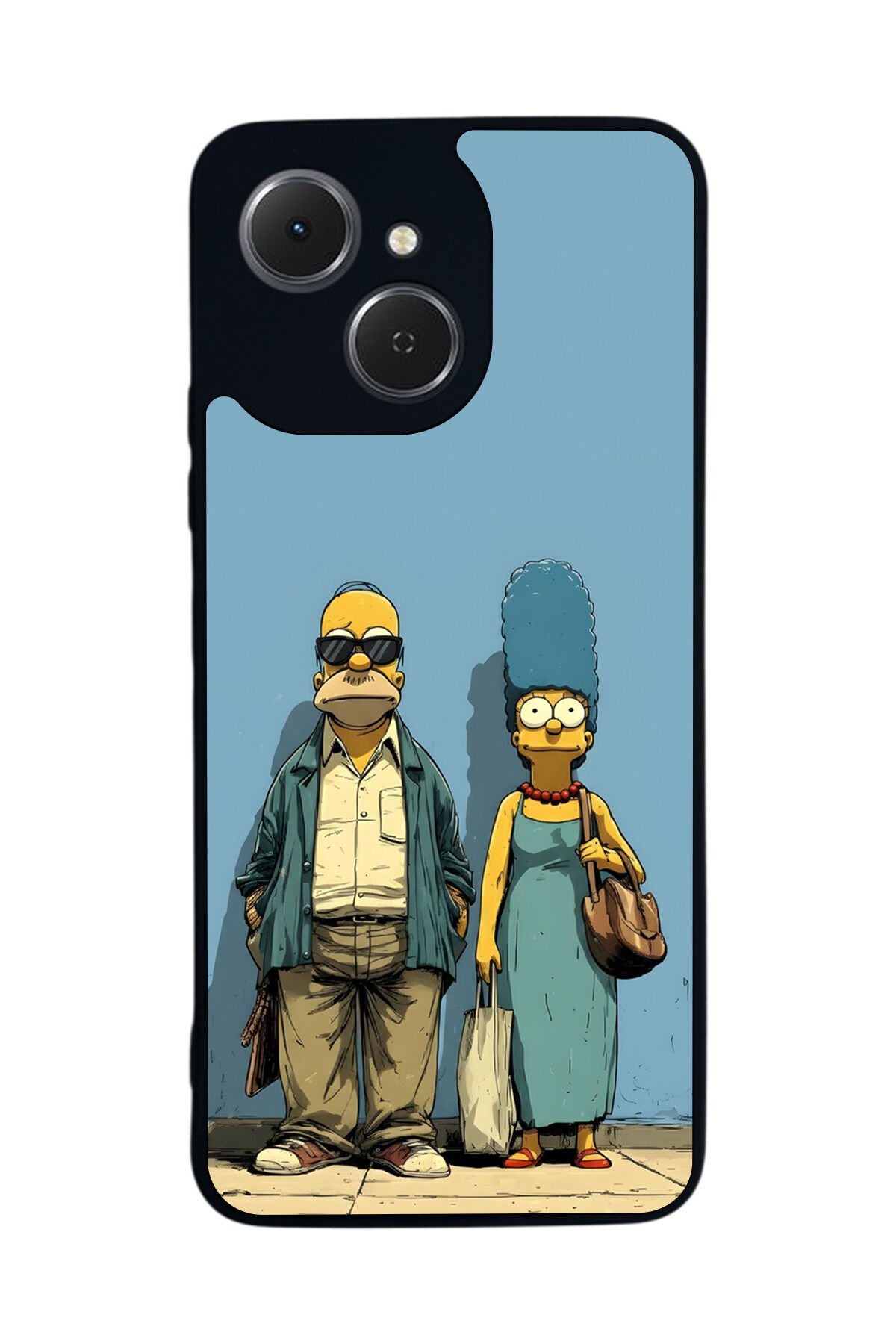 Tecno Spark 40C Uyumlu The Simpsons Tasarımlı Glossy Premium Kılıf