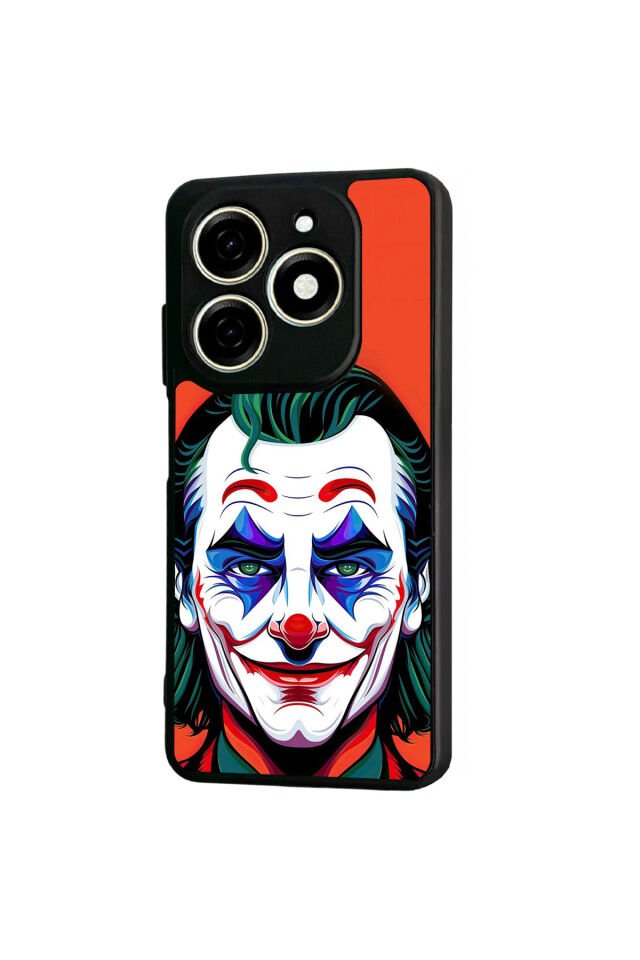 Tecno Spark 20/20C Uyumlu Joker Tasarımlı Glossy Premium Kılıf