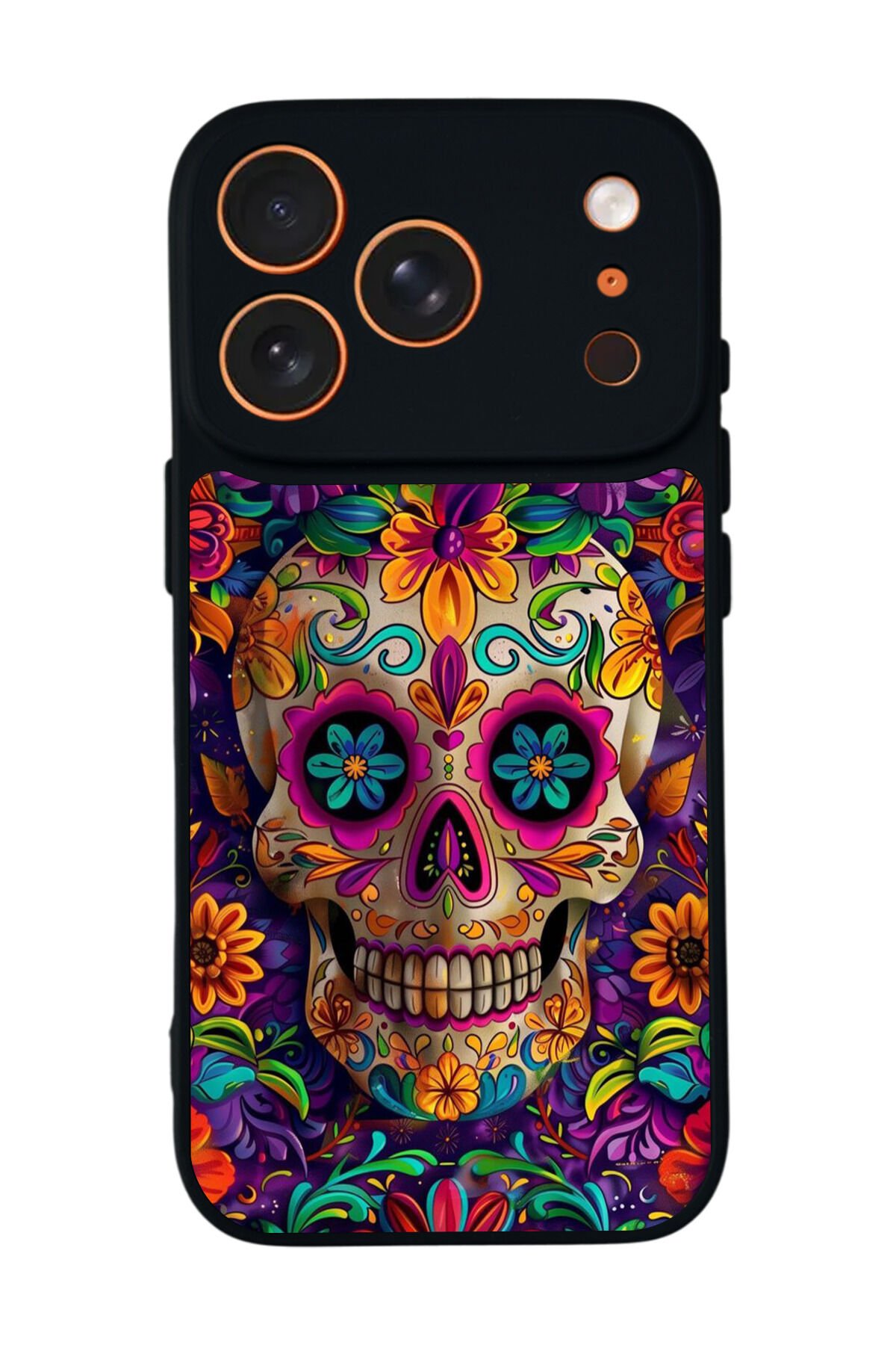 iPhone 17 Pro Max Uyumlu KuruKafa Tasarımlı Glossy Premium Kılıf