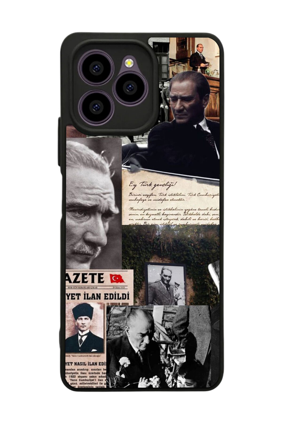 Omix X6 Uyumlu Mustafa Kemal Ataturk Tasarımlı Glossy Premium Kılıf