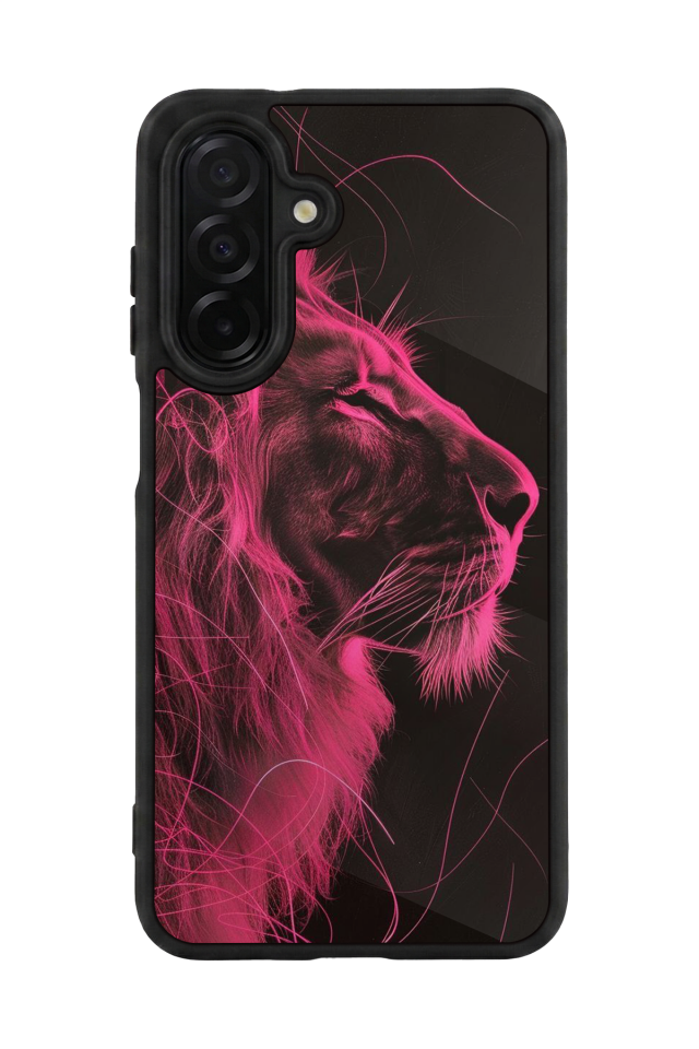 Samsung Galaxy A56 Uyumlu Aslan Tasarımlı Glossy Premium Kılıf