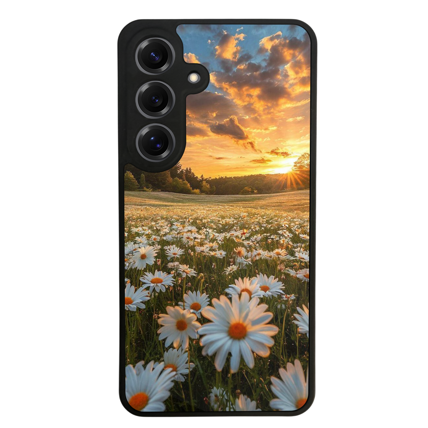 Samsung Galaxy S25 Uyumlu Cicek Tasarımlı Glossy Premium Kılıf