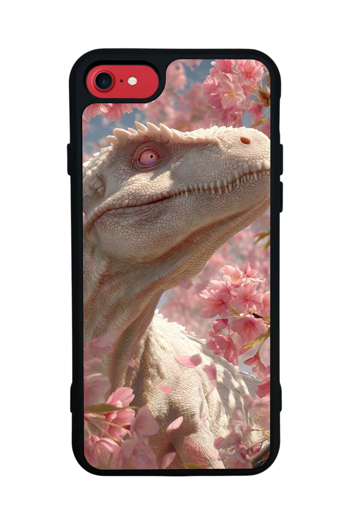 iPhone SE Uyumlu Dinazor Tasarımlı Glossy Premium Kılıf