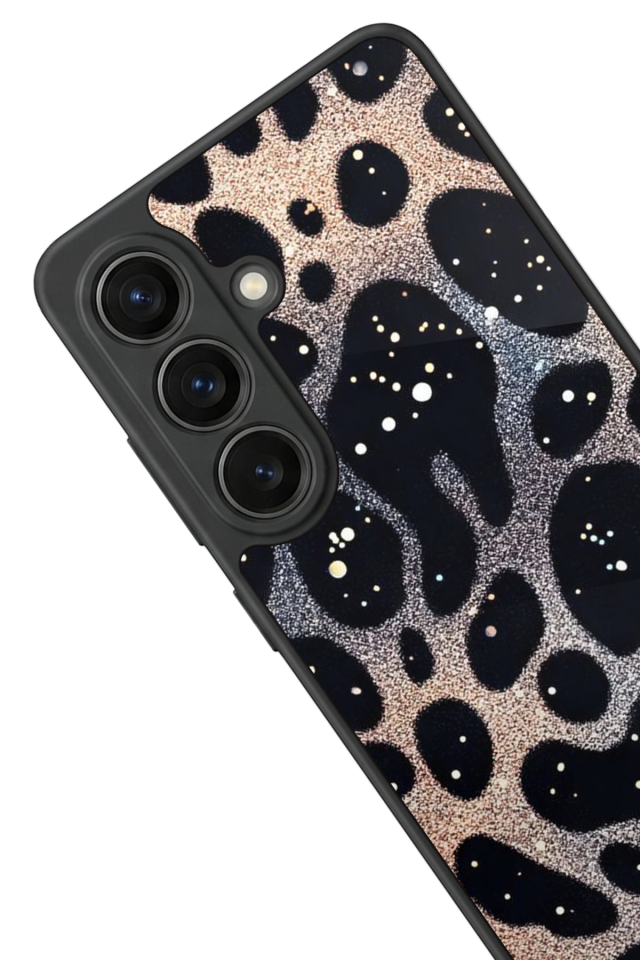 Samsung Galaxy S26 Uyumlu Hologram Leopar Tasarımlı Glossy Premium Kılıf