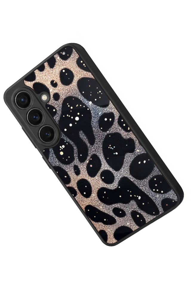 Samsung Galaxy S26 Uyumlu Hologram Leopar Tasarımlı Glossy Premium Kılıf