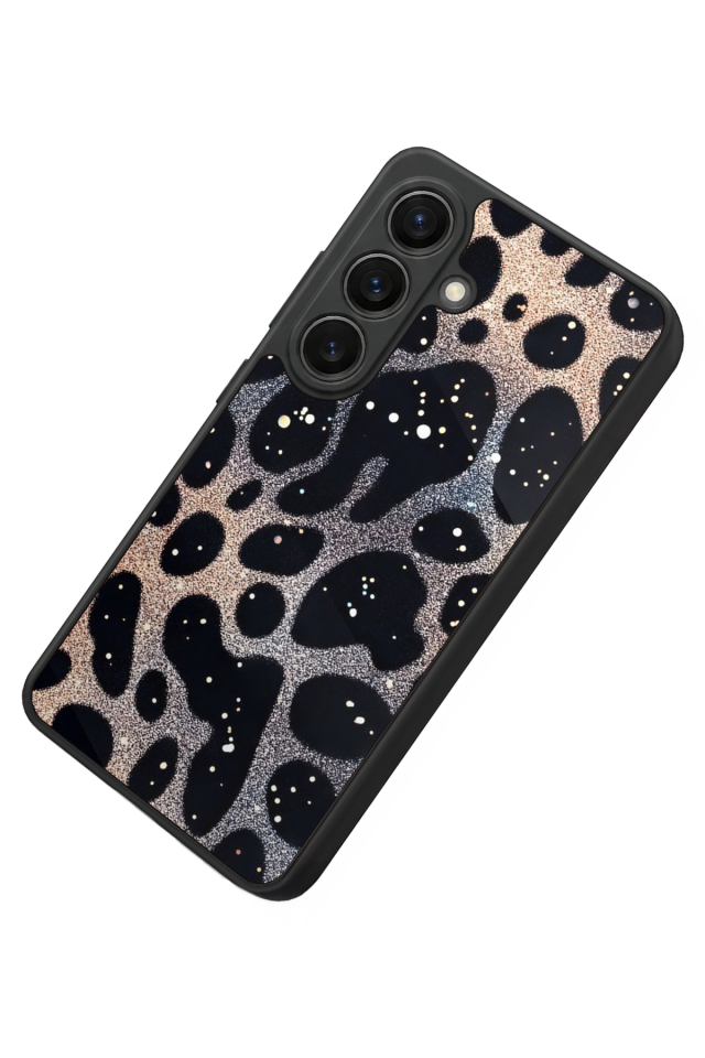 Samsung Galaxy S26 Uyumlu Hologram Leopar Tasarımlı Glossy Premium Kılıf