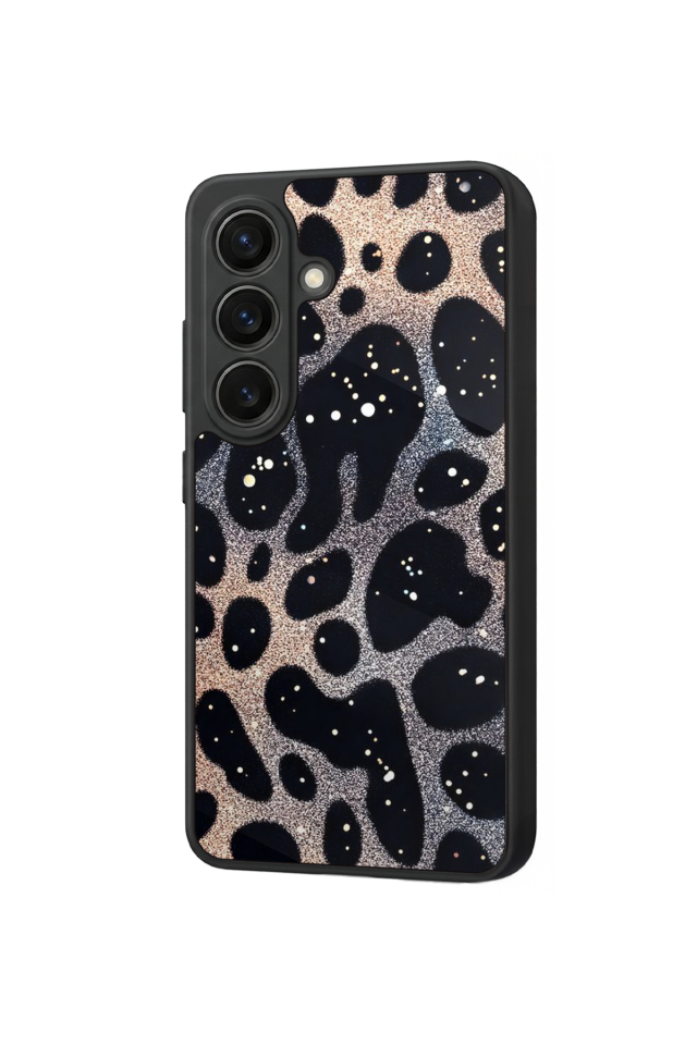 Samsung Galaxy S26 Uyumlu Hologram Leopar Tasarımlı Glossy Premium Kılıf