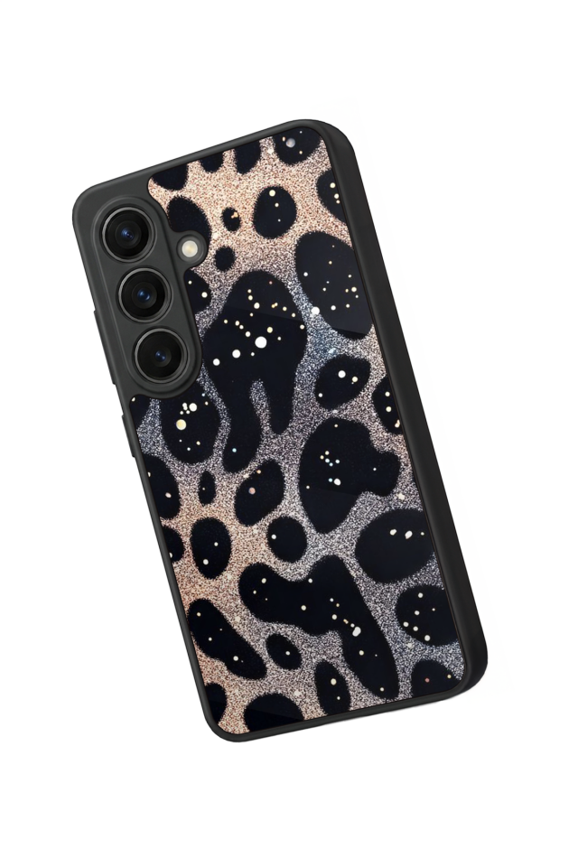 Samsung Galaxy S26 Uyumlu Hologram Leopar Tasarımlı Glossy Premium Kılıf