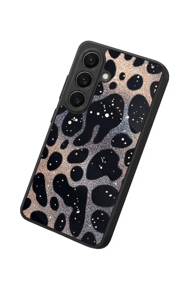 Samsung Galaxy S26 Uyumlu Hologram Leopar Tasarımlı Glossy Premium Kılıf