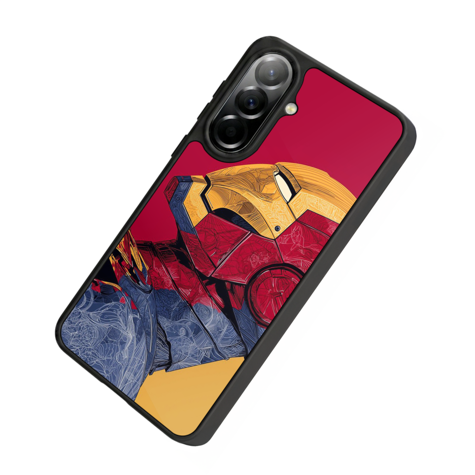 Samsung Galaxy A37 Uyumlu  Iron Man ( Demir Adam ) Tasarımlı Glossy Premium Kılıf