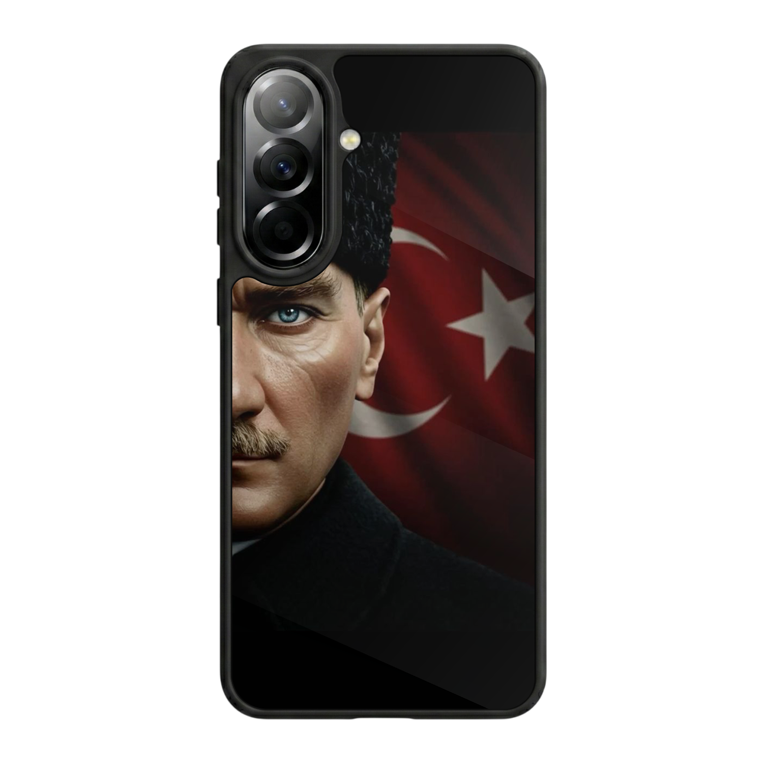 Samsung Galaxy A57 Uyumlu Mustafa Kemal Ataturk Tasarımlı Glossy Premium Kılıf