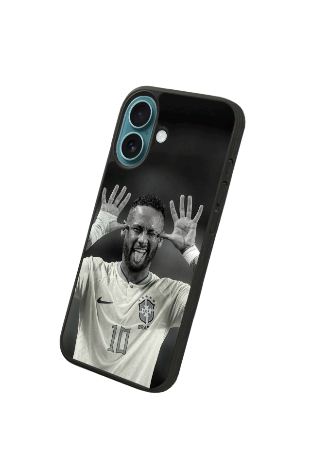 iPhone 16 Uyumlu Neymar Tasarımlı Glossy Premium Kılıf