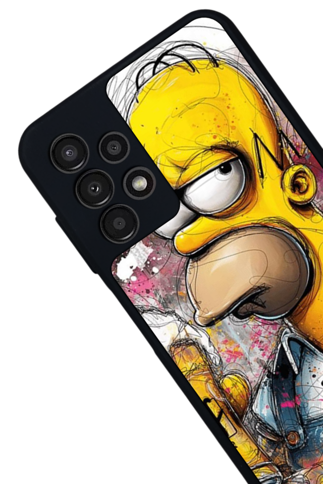 Samsung Galaxy A13 Uyumlu The Simpsons Tasarımlı Glossy Premium Kılıf