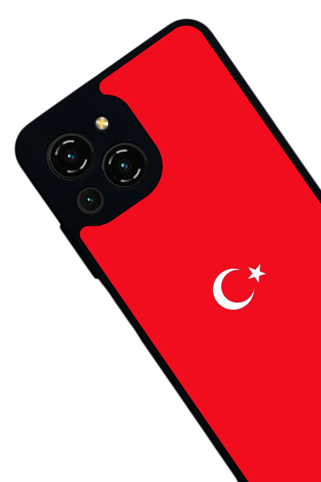 Reeder S23 Pro Max Uyumlu TurkBayragi Tasarımlı Glossy Premium Kılıf