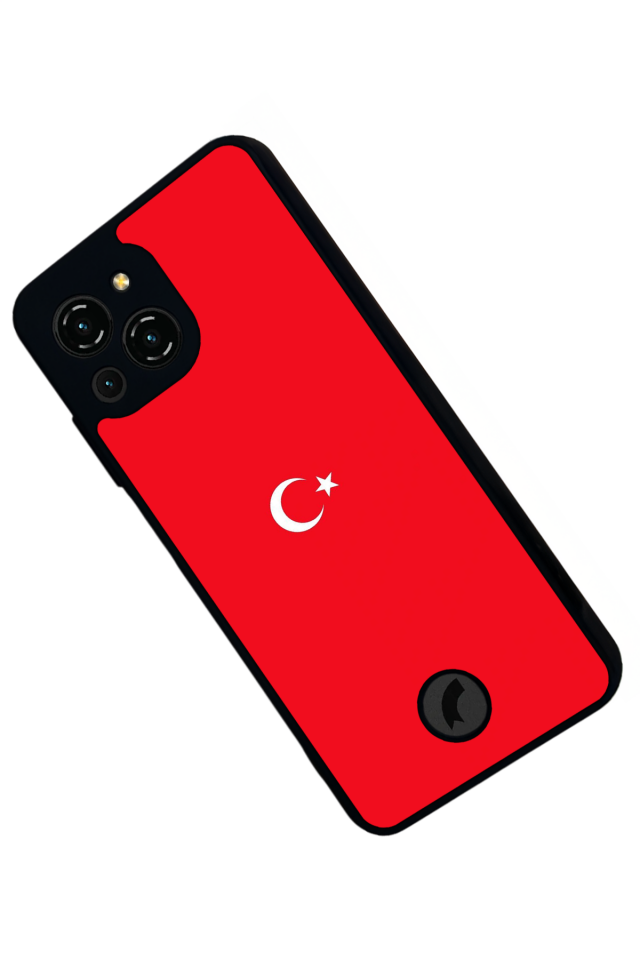 Reeder S23 Pro Max Uyumlu TurkBayragi Tasarımlı Glossy Premium Kılıf