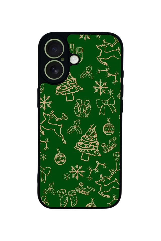 iPhone 17 Uyumlu Yilbasi Christmas Tasarımlı Glossy Premium Kılıf