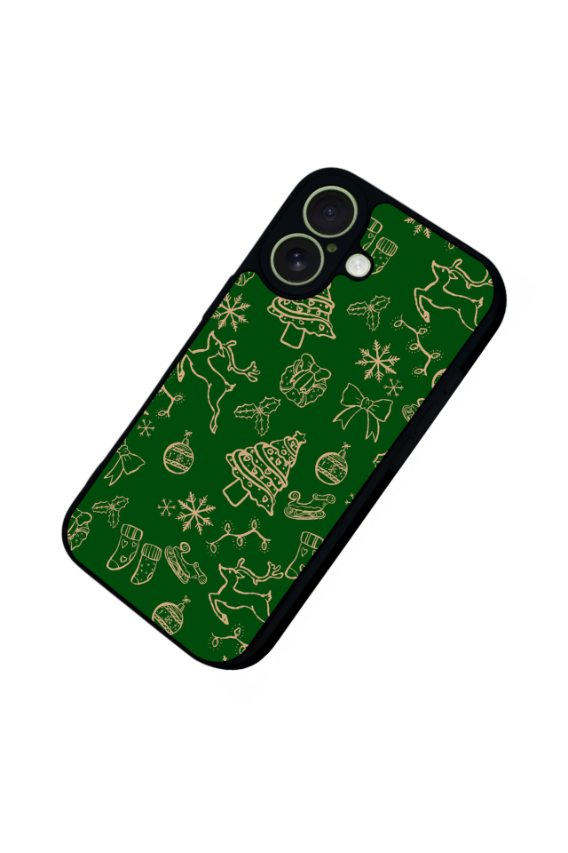 iPhone 17 Uyumlu Yilbasi Christmas Tasarımlı Glossy Premium Kılıf