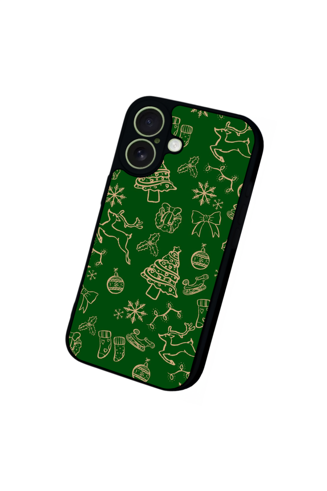iPhone 17 Uyumlu Yilbasi Christmas Tasarımlı Glossy Premium Kılıf