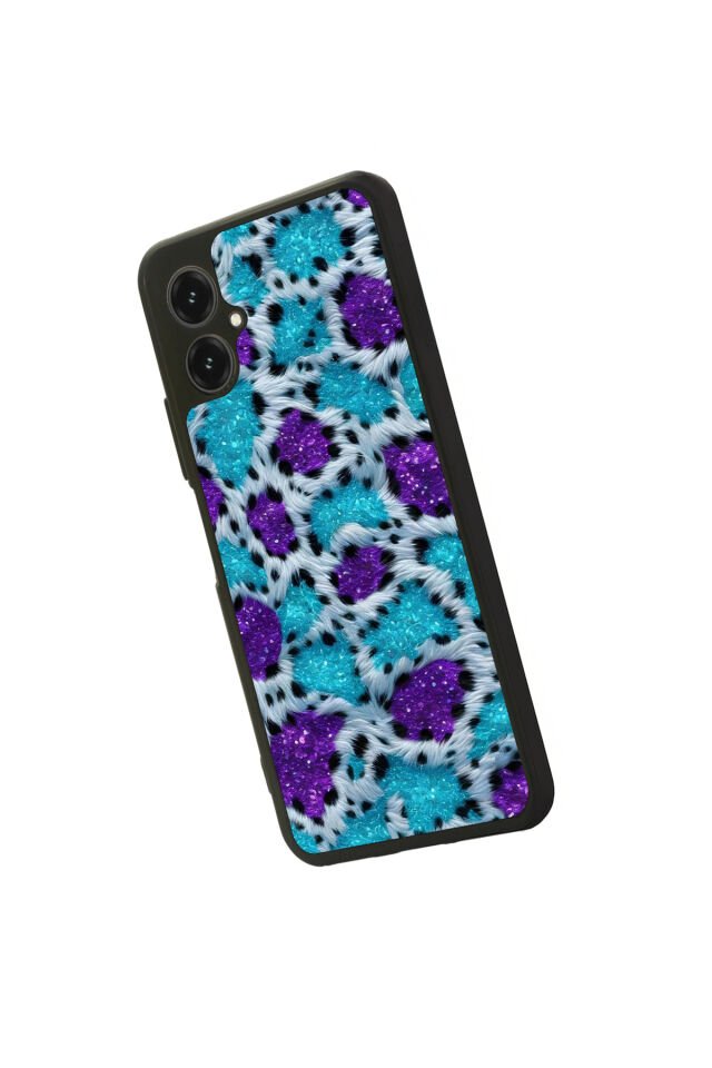 Omix X5 Uyumlu Hologram Leopar Tasarımlı Glossy Premium Kılıf