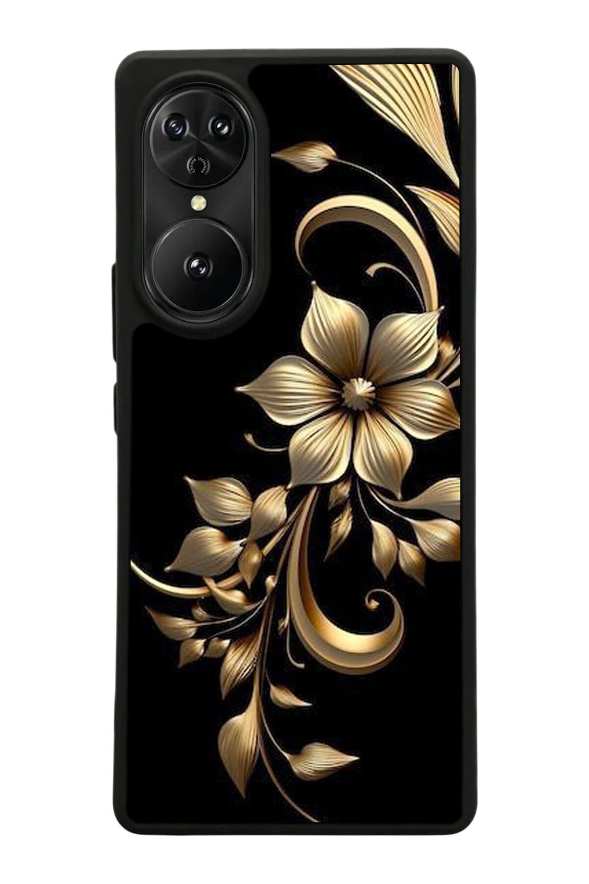 Reeder S19 Max Pro S EDGE Uyumlu Yaldizli Cicek Tasarımlı Glossy Premium Kılıf