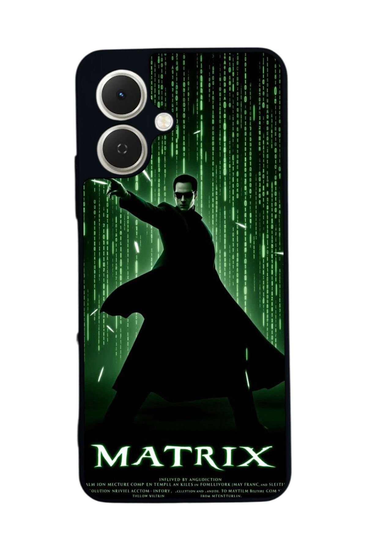 Tecno Spark GO 2 Uyumlu Matrix Tecno Spark GO 2 Tasarımlı Glossy Premium Kılıf