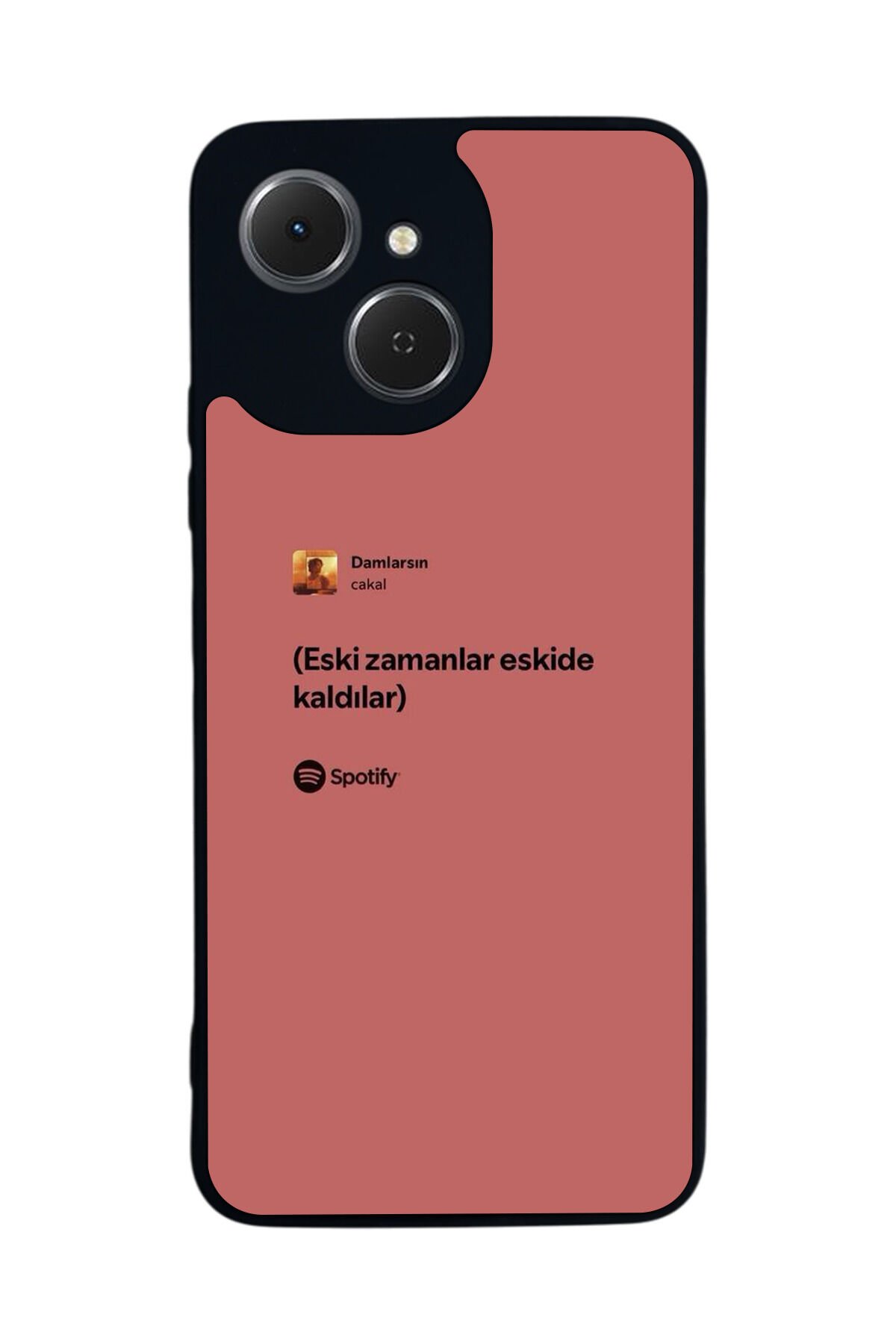Tecno Spark 40C Uyumlu Sarki Sozleri Tasarımlı Glossy Premium Kılıf
