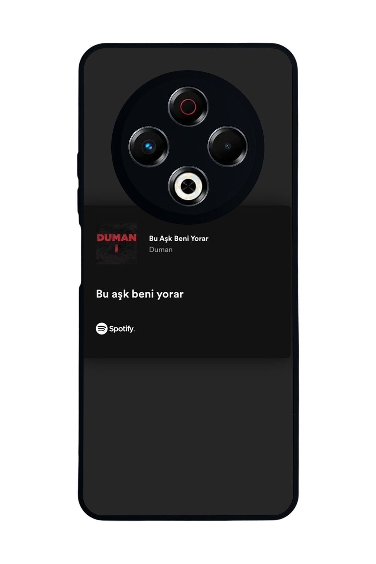 Tecno Spark 30 Uyumlu Sarki Sozleri Tasarımlı Glossy Premium Kılıf