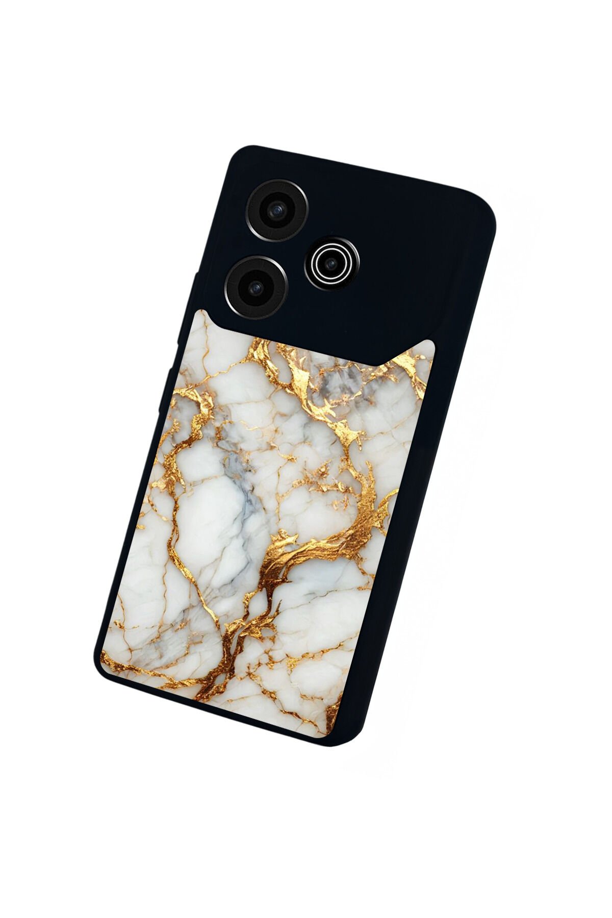 Tecno Pova 6 Uyumlu Mermer Marble Tasarımlı Glossy Premium Kılıf