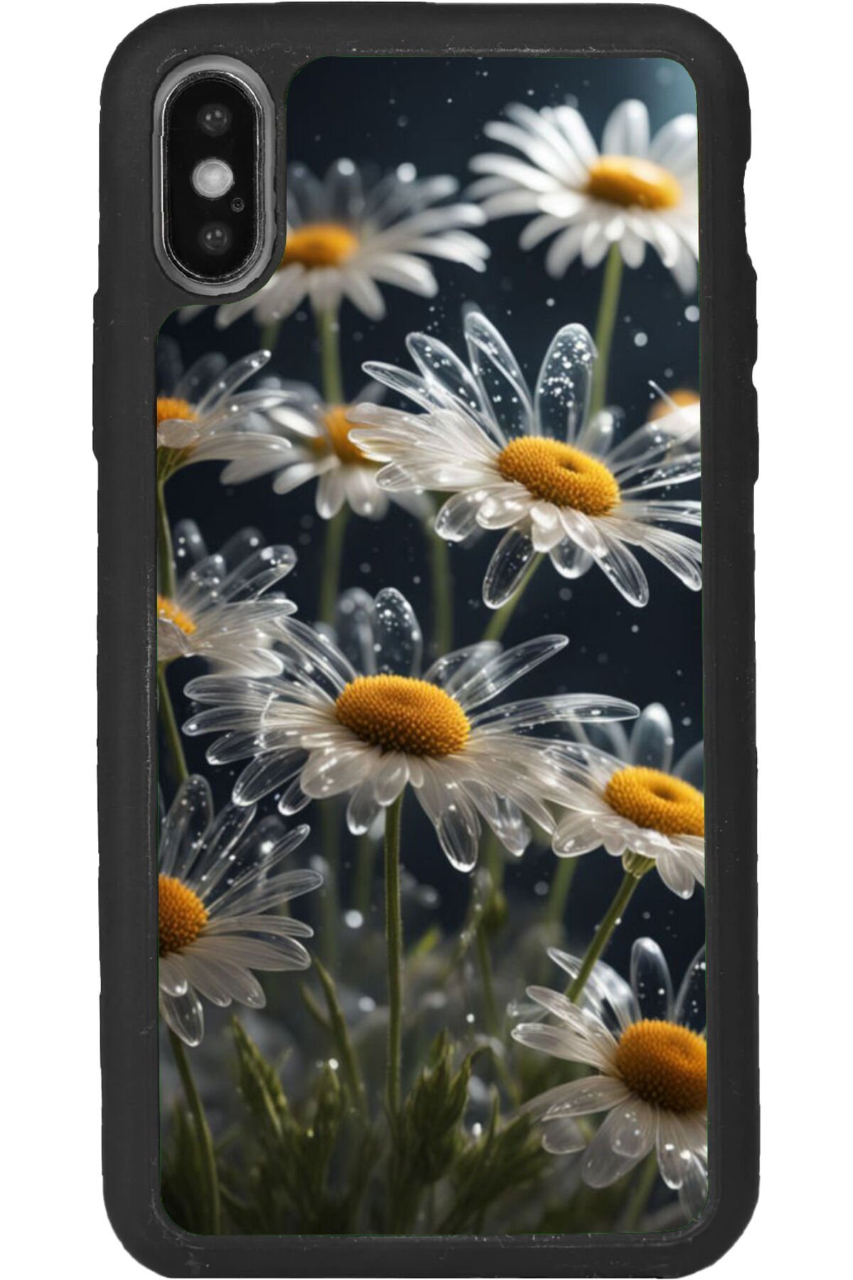 iPhone XS Max Uyumlu Mat Siyah uyumlu Kılıf – Yumuşak Silikon, Koruyucu, Şok Emici Kapak