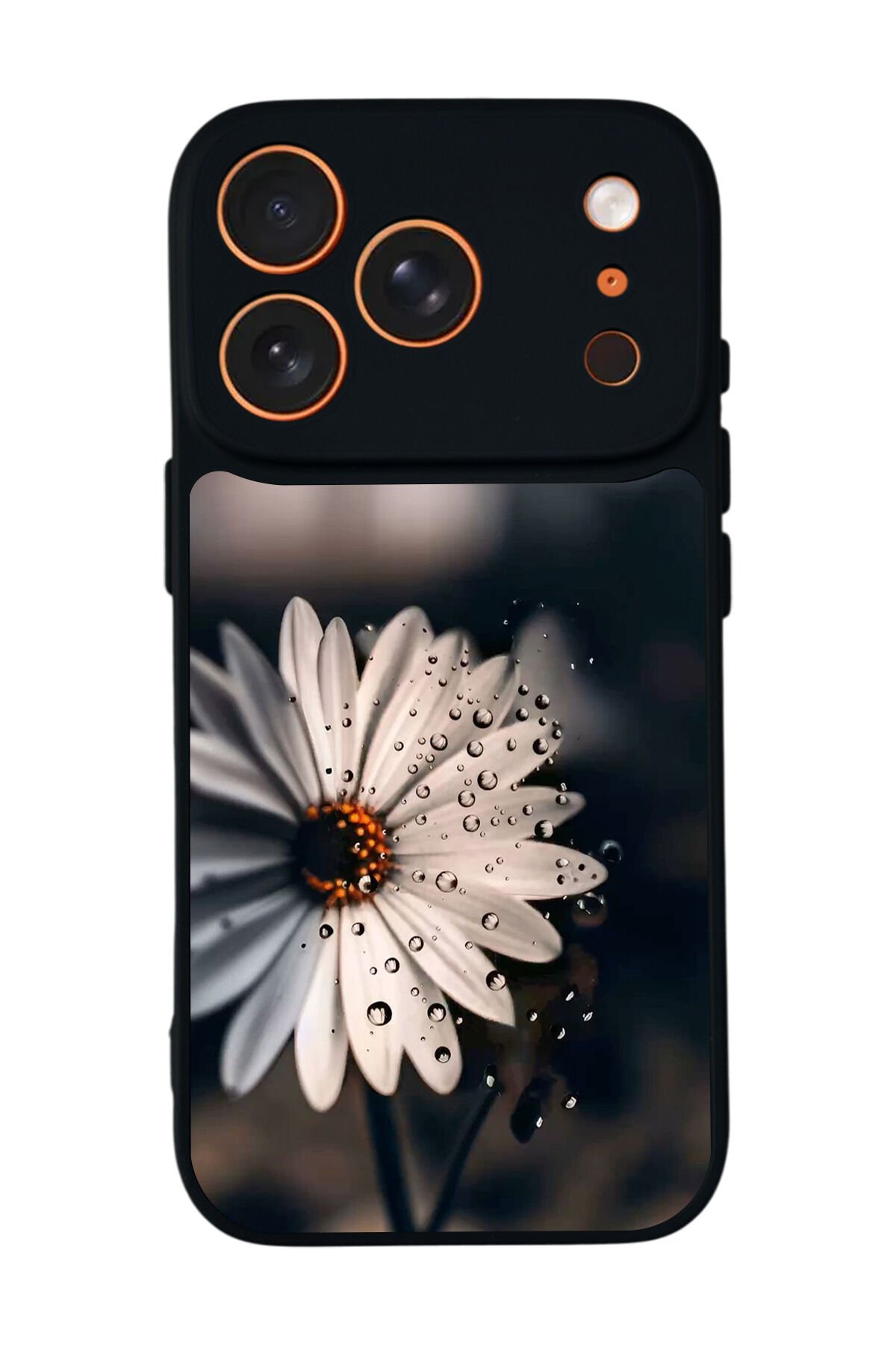 iPhone 17 Pro Uyumlu Cicek Tasarımlı Glossy Premium Kılıf