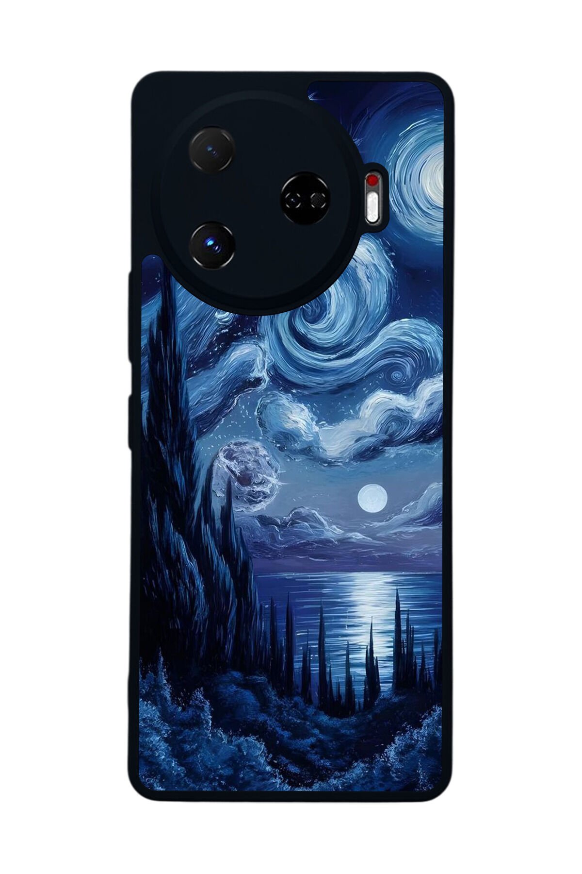 Tecno Camon 30 Pro Uyumlu Ay Tasarımlı Glossy Premium Kılıf