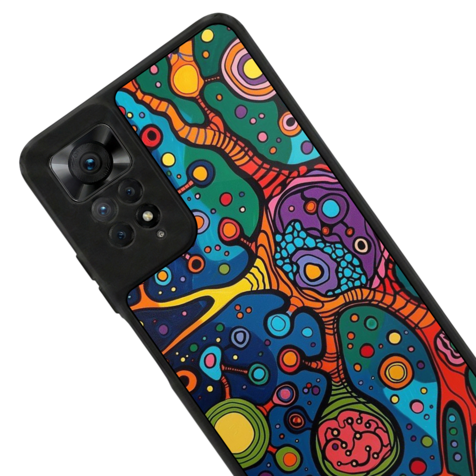 Xiaomi Redmi Note 12 Pro Uyumlu Floral Tasarımlı Glossy Premium Kılıf