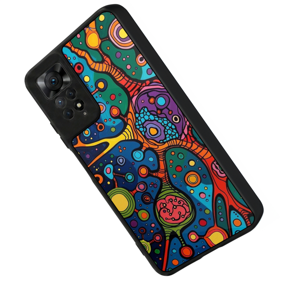 Xiaomi Redmi Note 12 Pro Uyumlu Floral Tasarımlı Glossy Premium Kılıf