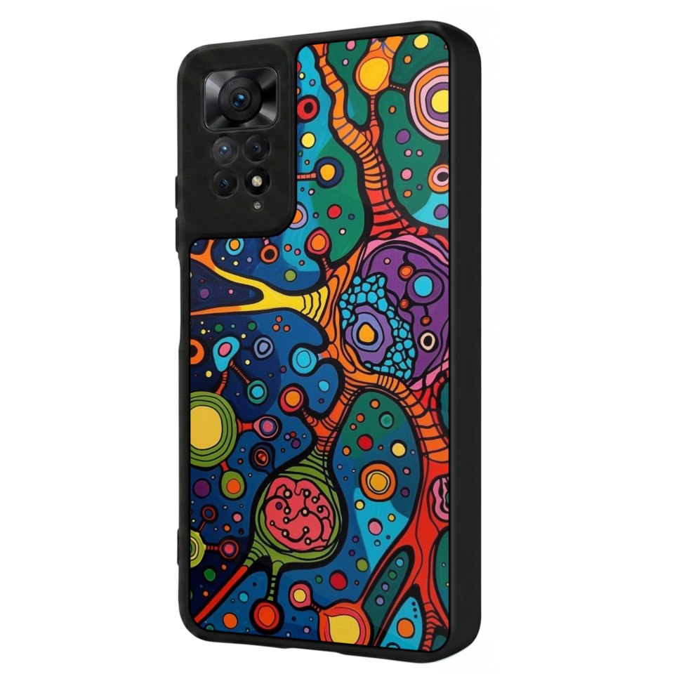 Xiaomi Redmi Note 12 Pro Uyumlu Floral Tasarımlı Glossy Premium Kılıf