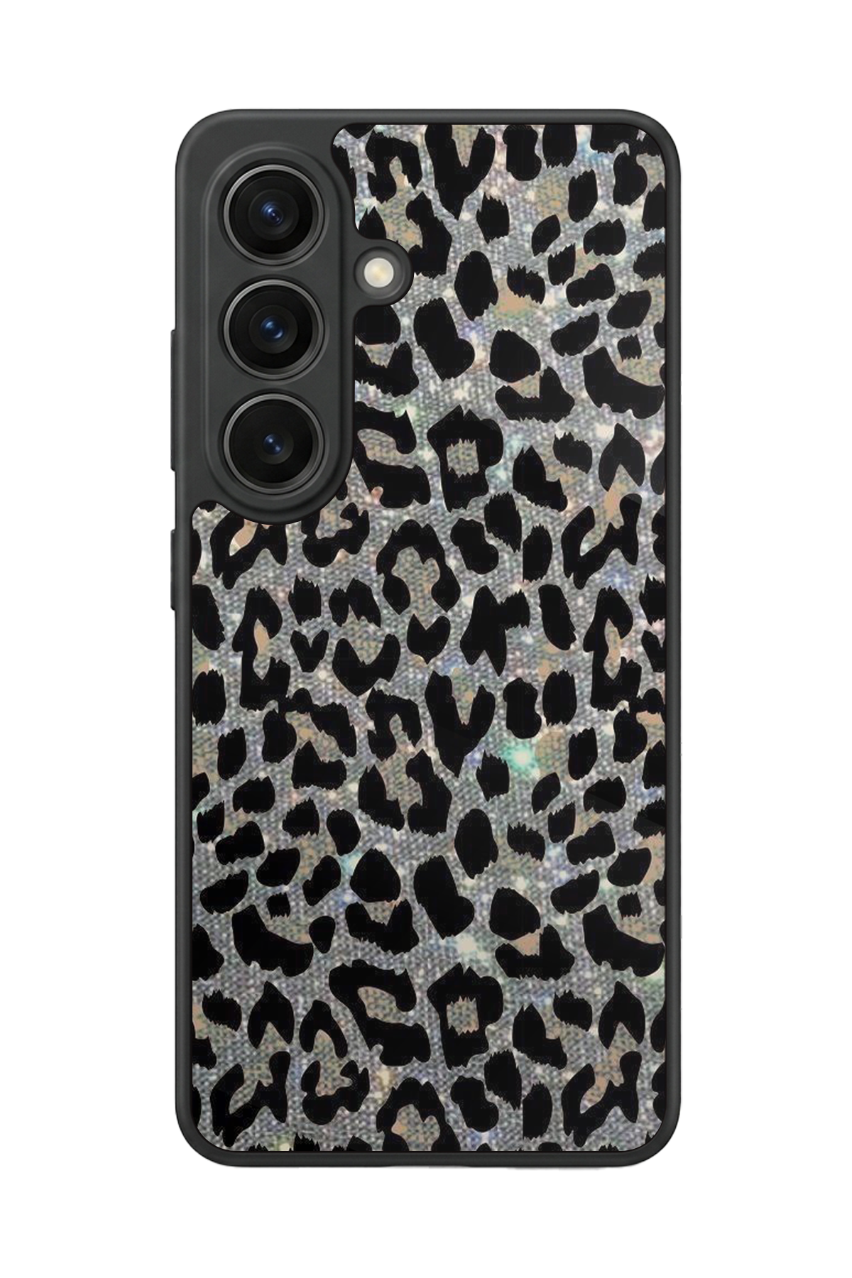 Samsung Galaxy S26 Uyumlu Hologram Leopar Tasarımlı Glossy Premium Kılıf
