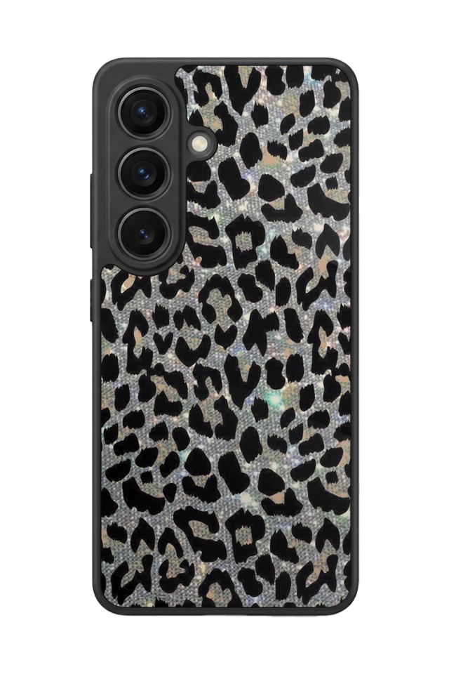 Samsung Galaxy S26 Uyumlu Hologram Leopar Tasarımlı Glossy Premium Kılıf