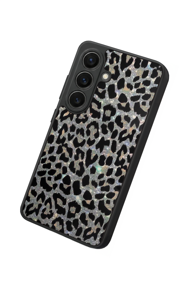 Samsung Galaxy S26 Uyumlu Hologram Leopar Tasarımlı Glossy Premium Kılıf