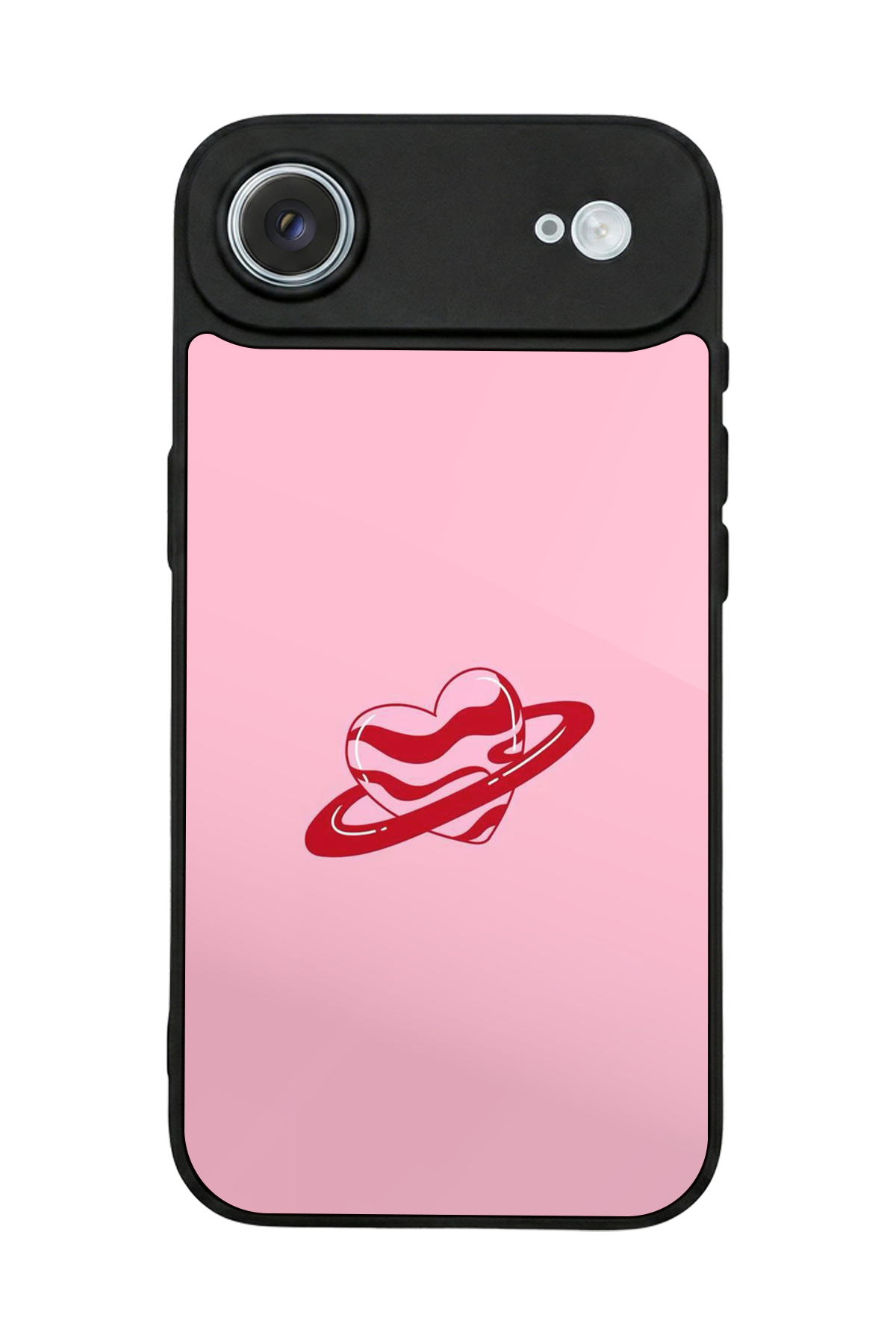 iPhone 17 Air Uyumlu Kalp Love Tasarımlı Glossy Premium Kılıf
