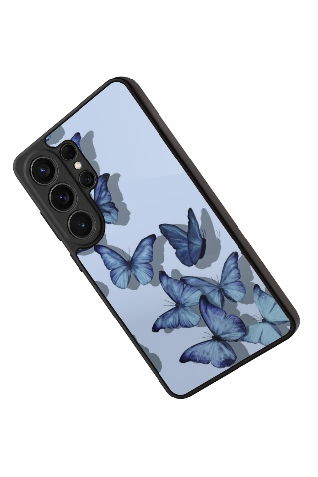 Samsung Galaxy S26 Ultra Uyumlu Kelebek Tasarımlı Glossy Premium Kılıf