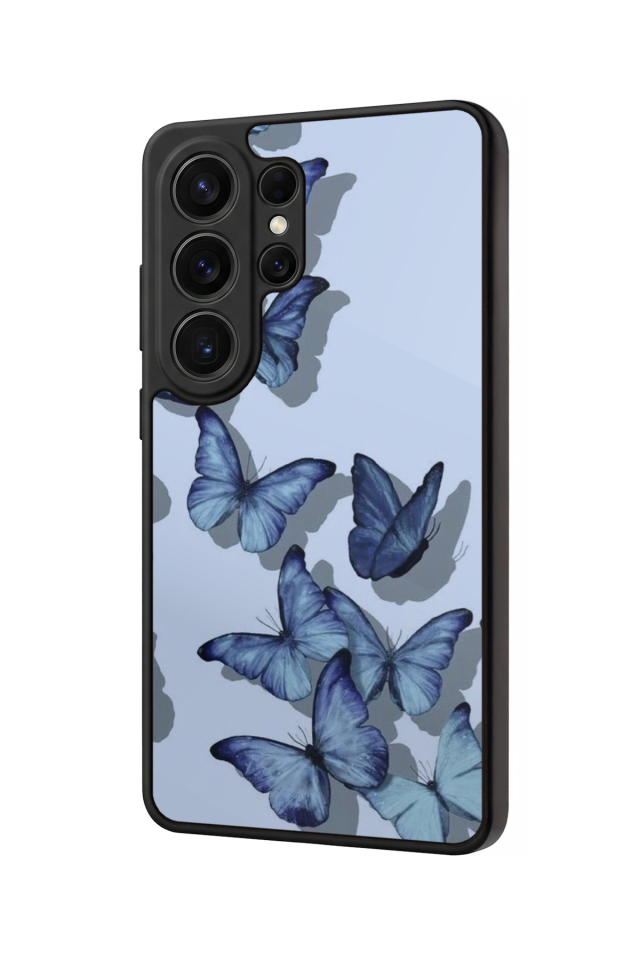 Samsung Galaxy S26 Ultra Uyumlu Kelebek Tasarımlı Glossy Premium Kılıf