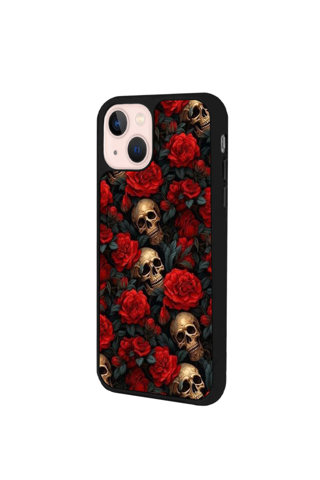 iPhone 15 Uyumlu KuruKafa Tasarımlı Glossy Premium Kılıf