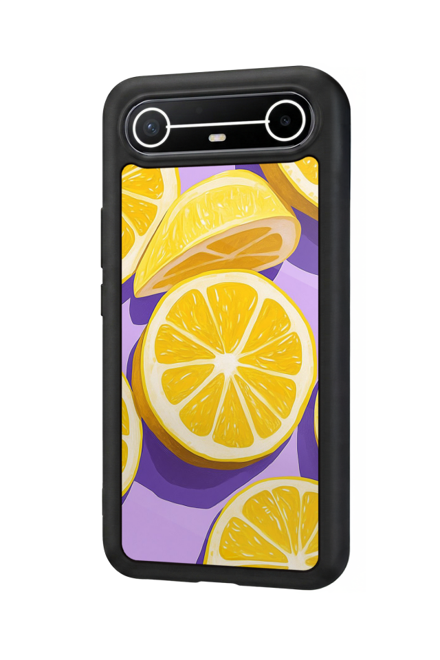 Tecno Spark Slim 5G Uyumlu Limon Tasarımlı Glossy Premium Kılıf
